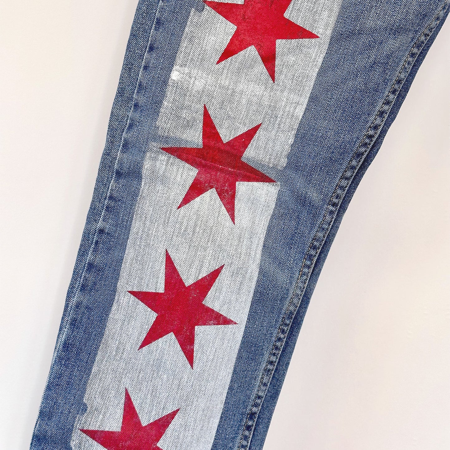 Chicago Flag Jeans